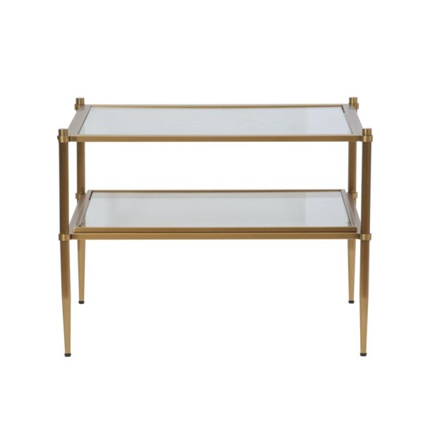 A&B Home Brass Side Table Sale